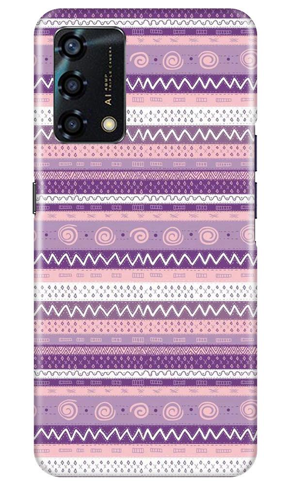 Zigzag line pattern3 Mobile Back Case for Oppo F19s (Design - 11) Zigzag line pattern3 Case for Oppo F19s