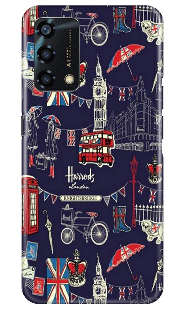 Love London Mobile Back Case for Oppo F19s (Design - 75) Love London Case for Oppo F19s