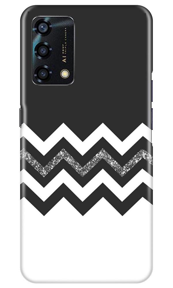 Black white Pattern2Mobile Back Case for Oppo F19s (Design - 83) Black white Pattern2Case for Oppo F19s