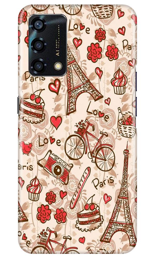 Love Paris Mobile Back Case for Oppo F19s (Design - 103) Love Paris Case for Oppo F19s (Design - 103)