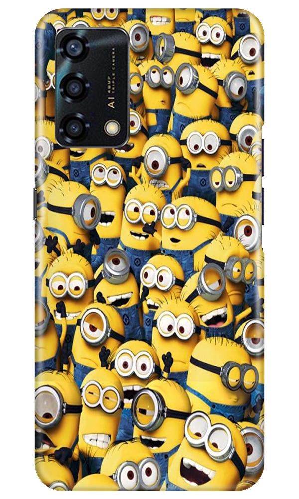Minions Mobile Back Case for Oppo F19s (Design - 126) Minions Case for Oppo F19s (Design - 126)