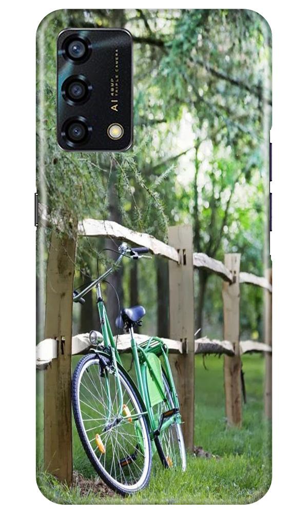 Bicycle Mobile Back Case for Oppo F19s (Design - 208) Bicycle Case for Oppo F19s (Design No. 208)