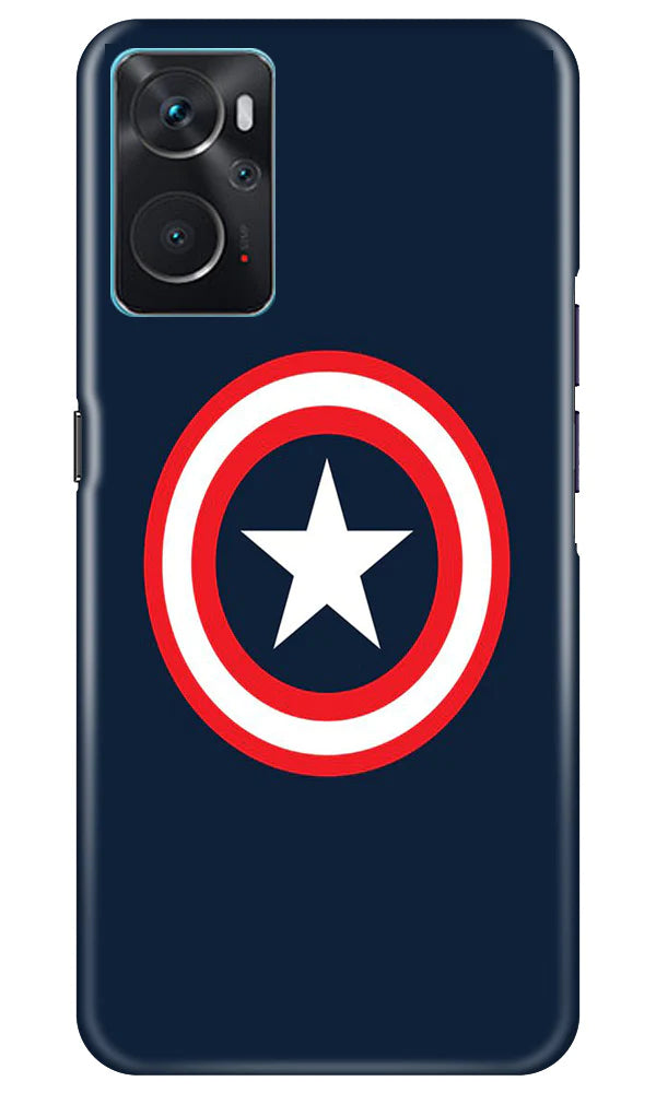 Captain America Mobile Back Case for Oppo K10 (Design - 42) Captain America Case for Oppo K10