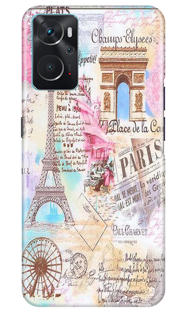 Paris Eiftel Tower Mobile Back Case for Oppo K10 (Design - 54) Paris Eiftel Tower Case for Oppo K10