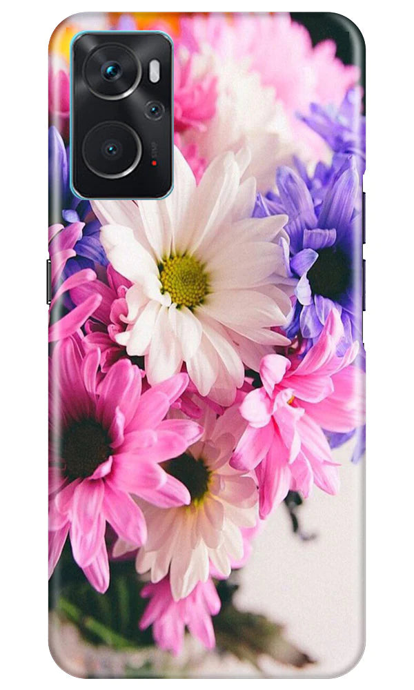 Coloful Daisy Mobile Back Case for Oppo K10 (Design - 73) Coloful Daisy Case for Oppo K10