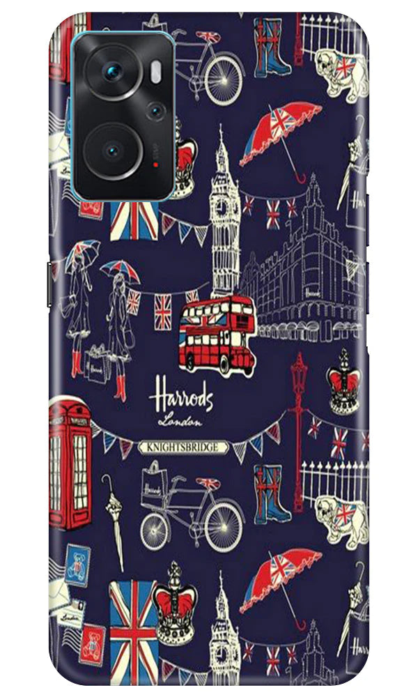Love London Mobile Back Case for Oppo K10 (Design - 75) Love London Case for Oppo K10