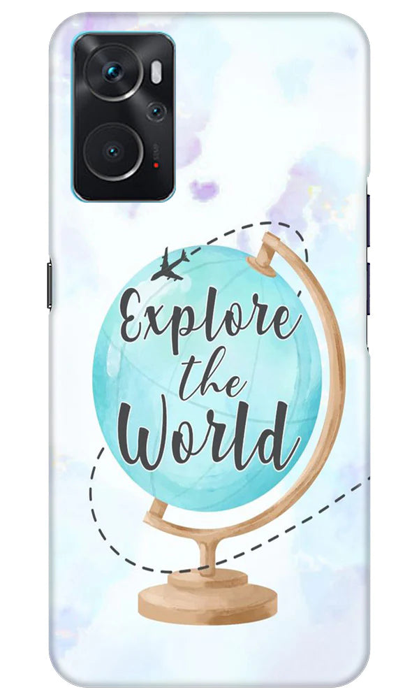 Explore the World Mobile Back Case for Oppo K10 (Design - 176) Explore the World Case for Oppo K10 (Design No. 176)