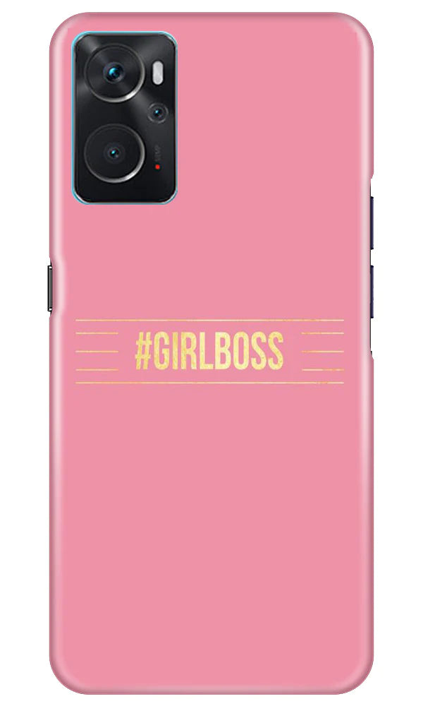 Girl Boss Pink Mobile Back Case for Oppo K10 (Design - 232) Girl Boss Pink Case for Oppo K10 (Design No. 232)