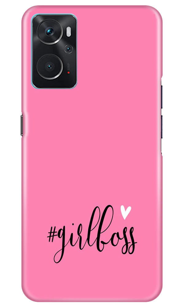 Girl Boss Pink Mobile Back Case for Oppo K10 (Design - 238) Girl Boss Pink Case for Oppo K10 (Design No. 238)