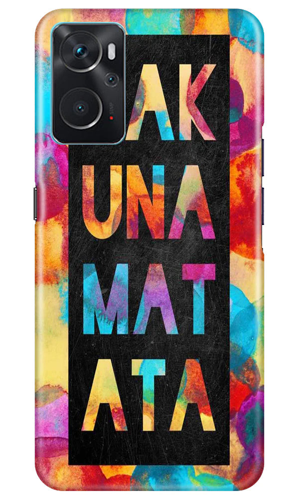 Hakuna Matata Mobile Back Case for Oppo K10 (Design - 285) Hakuna Matata Mobile Back Case for Oppo K10 (Design - 285)