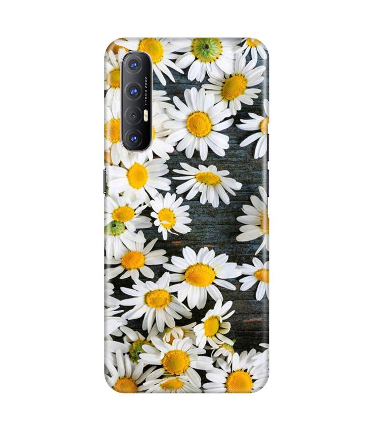 White flowers2 Mobile Back Case for Oppo Reno3 Pro (Design - 62) White flowers2 Case for Oppo Reno3 Pro