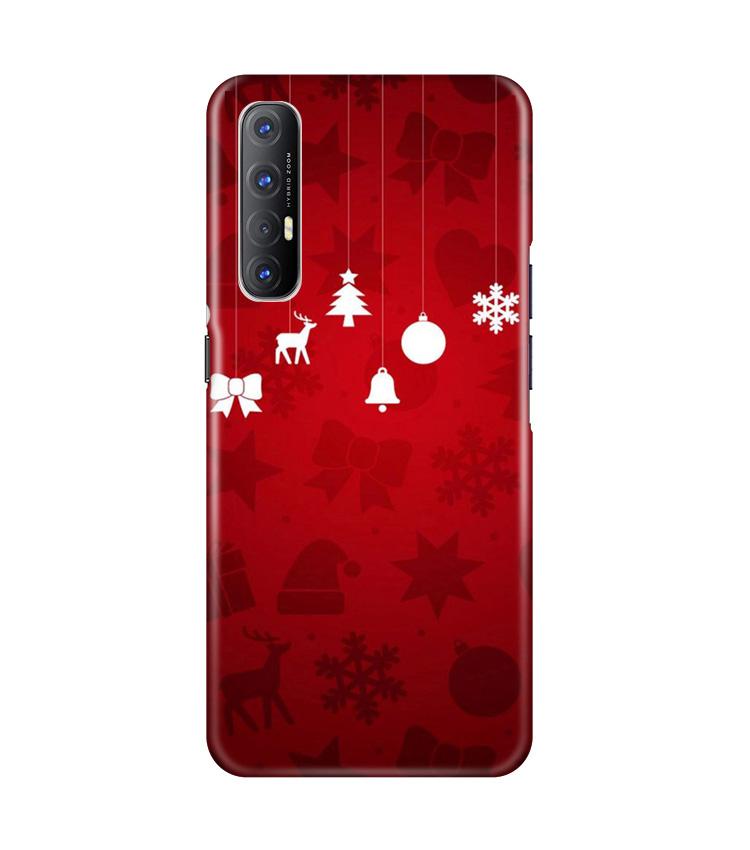 Christmas Mobile Back Case for Oppo Reno3 Pro (Design - 78) Christmas Case for Oppo Reno3 Pro