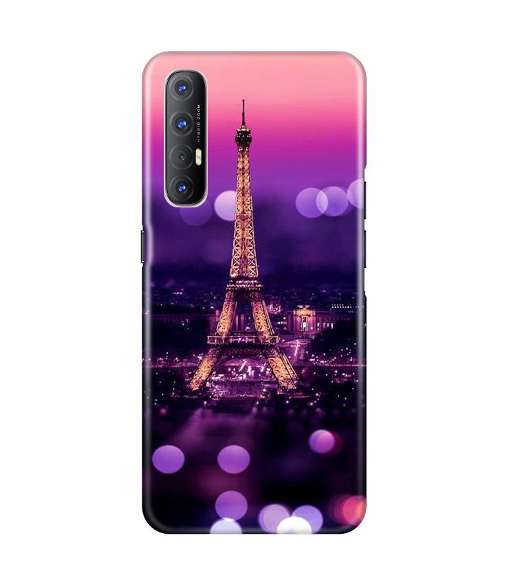 Eiffel Tower Mobile Back Case for Oppo Reno3 Pro (Design - 86) Eiffel Tower Case for Oppo Reno3 Pro