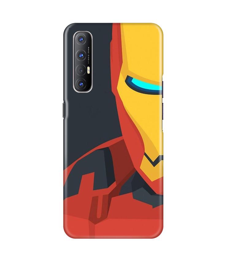 Iron Man Superhero Mobile Back Case for Oppo Reno3 Pro (Design - 120) Iron Man Superhero Case for Oppo Reno3 Pro (Design - 120)