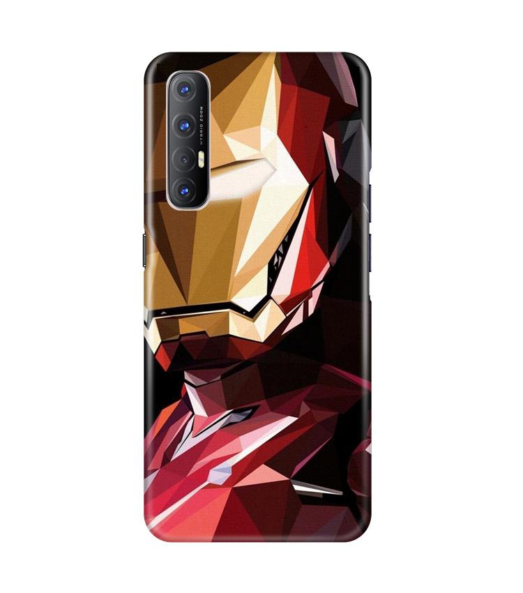 Iron Man Superhero Mobile Back Case for Oppo Reno3 Pro (Design - 122) Iron Man Superhero Case for Oppo Reno3 Pro (Design - 122)