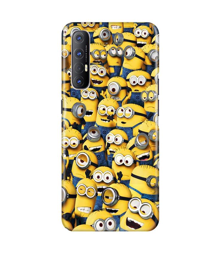 Minions Mobile Back Case for Oppo Reno3 Pro (Design - 126) Minions Case for Oppo Reno3 Pro (Design - 126)