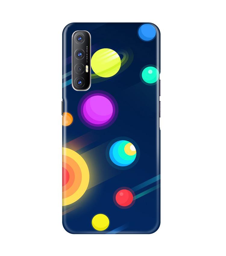 Solar Planet Mobile Back Case for Oppo Reno3 Pro (Design - 197) Solar Planet Case for Oppo Reno3 Pro (Design - 197)