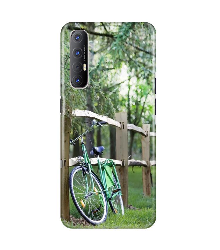 Bicycle Mobile Back Case for Oppo Reno3 Pro (Design - 208) Bicycle Case for Oppo Reno3 Pro (Design No. 208)