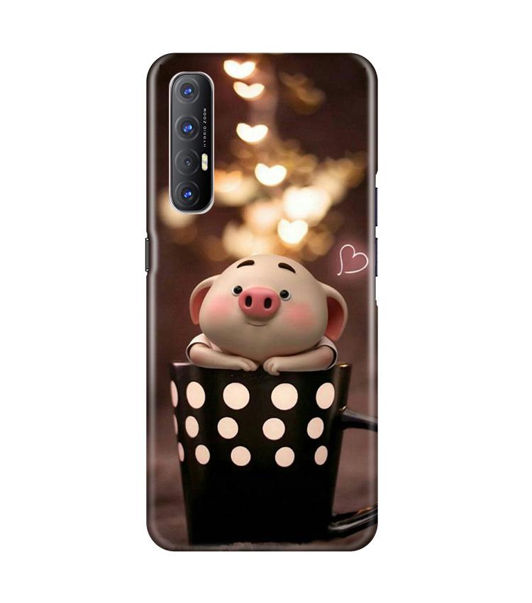 Cute Bunny Mobile Back Case for Oppo Reno3 Pro (Design - 213) Cute Bunny Case for Oppo Reno3 Pro (Design No. 213)