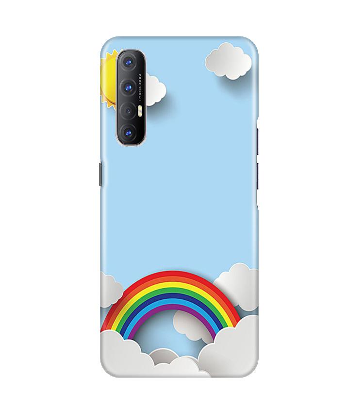 Rainbow Mobile Back Case for Oppo Reno3 Pro (Design - 225) Rainbow Case for Oppo Reno3 Pro (Design No. 225)