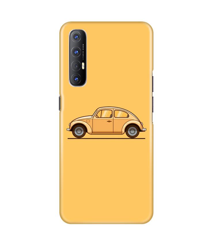 Vintage Car Mobile Back Case for Oppo Reno3 Pro (Design - 262) Vintage Car Case for Oppo Reno3 Pro (Design No. 262)