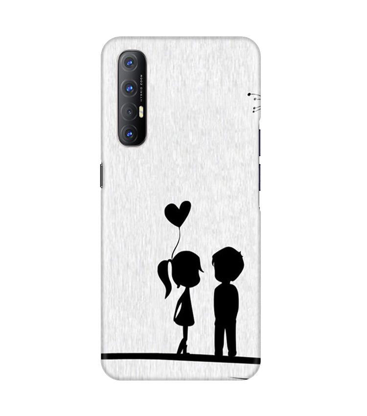 Cute Kid Couple Mobile Back Case for Oppo Reno3 Pro (Design - 283) Cute Kid Couple Case for Oppo Reno3 Pro (Design No. 283)