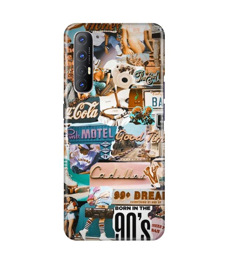 Vintage Design Mobile Back Case for Oppo Reno3 Pro (Design - 284) Vintage Design Case for Oppo Reno3 Pro (Design No. 284)