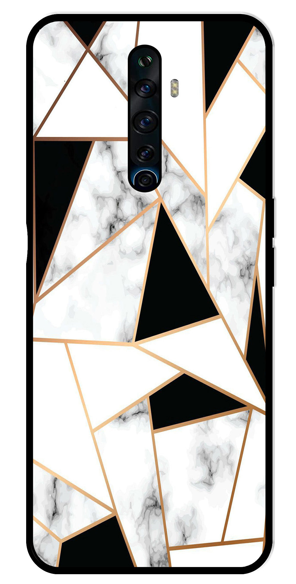 Marble Design2 Metal Mobile Case for Oppo Reno 2Z Marble Design2 Metal Mobile Case for Oppo Reno 2Z (Design No -08)