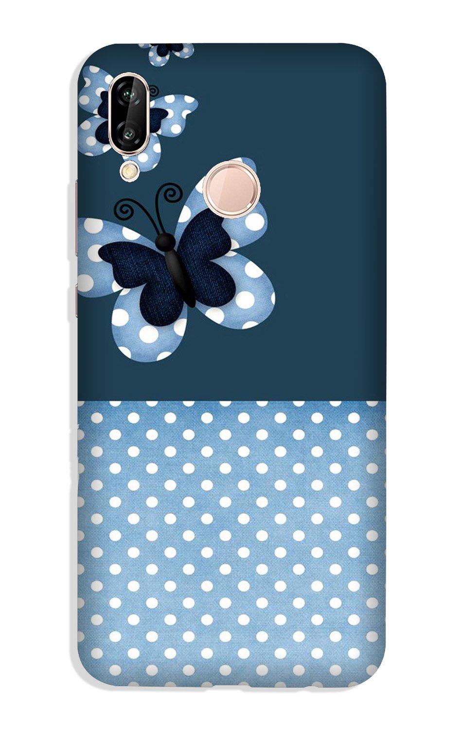 White dots Butterfly Case for Vivo Y95/ Y93 White dots Butterfly Case for Vivo Y95/ Y93