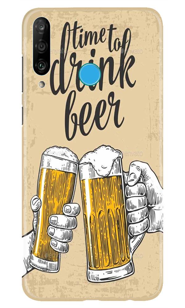 Drink Beer Mobile Back Case for Huawei P30 Lite (Design - 328) Drink Beer Mobile Back Case for Huawei P30 Lite (Design - 328)