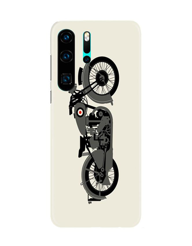 MotorCycle Mobile Back Case for Huawei P30 Pro (Design - 259) MotorCycle Case for Huawei P30 Pro (Design No. 259)