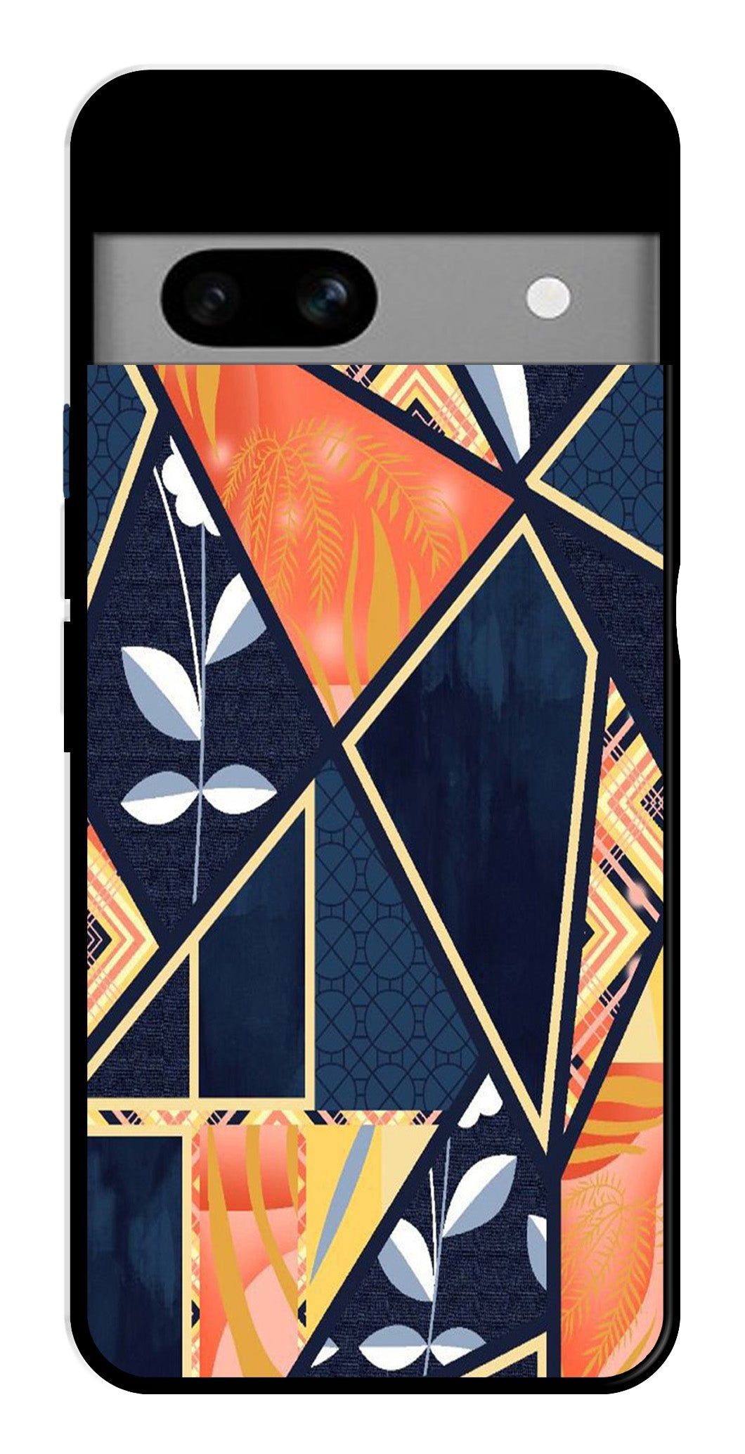 Marble Design Metal Mobile Case for Google Pixel 6a Marble Design Metal Mobile Case for Google Pixel 6a (Design No -07)