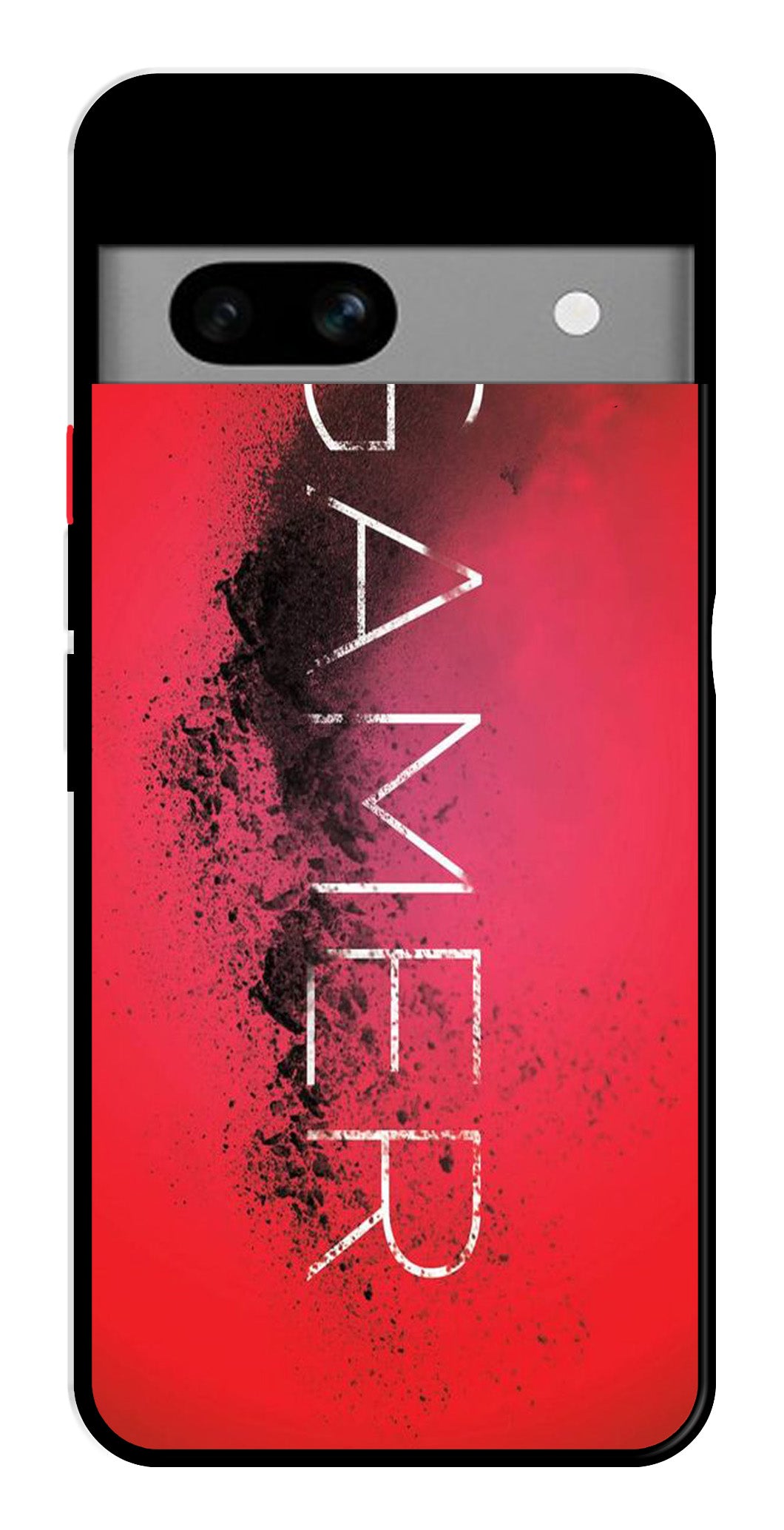 Gamer Pattern Metal Mobile Case for Google Pixel 6a Gamer Pattern Metal Mobile Case for Google Pixel 6a (Design No -41)