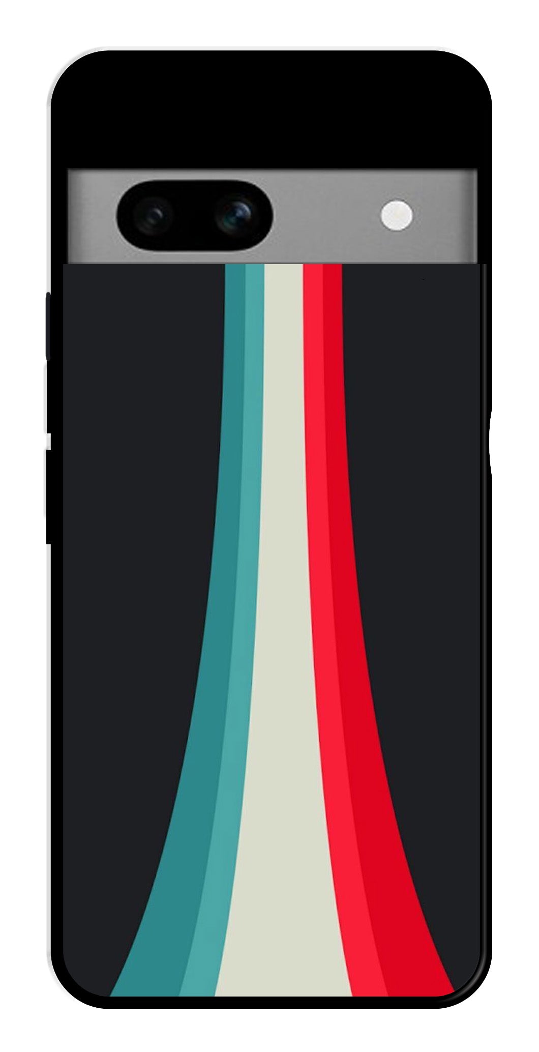 Modern Art Colorful Metal Mobile Case for Google Pixel 6a Modern Art Colorful Metal Mobile Case for Google Pixel 6a (Design No -48)