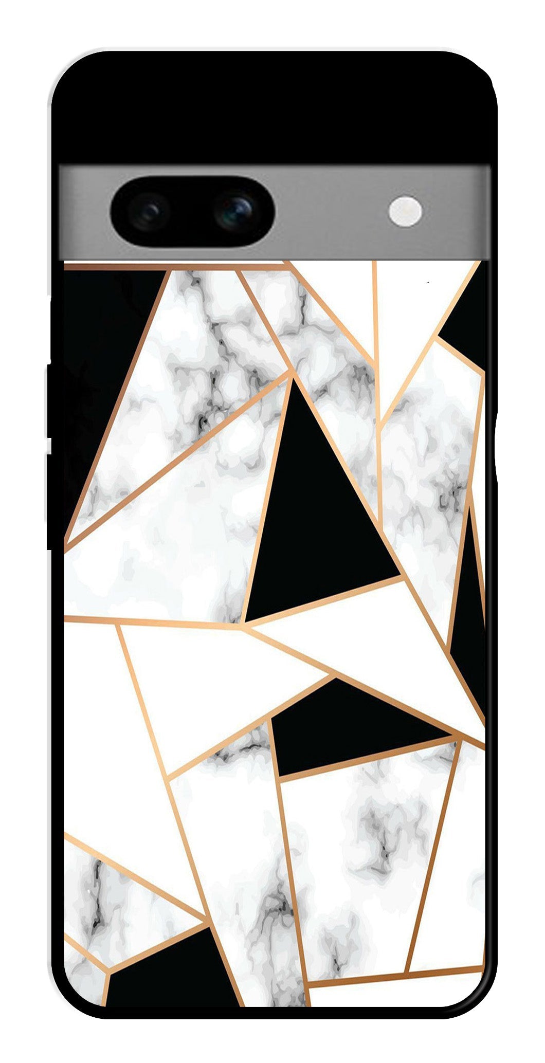 Marble Design2 Metal Mobile Case for Google Pixel 7a Marble Design2 Metal Mobile Case for Google Pixel 7a (Design No -08)