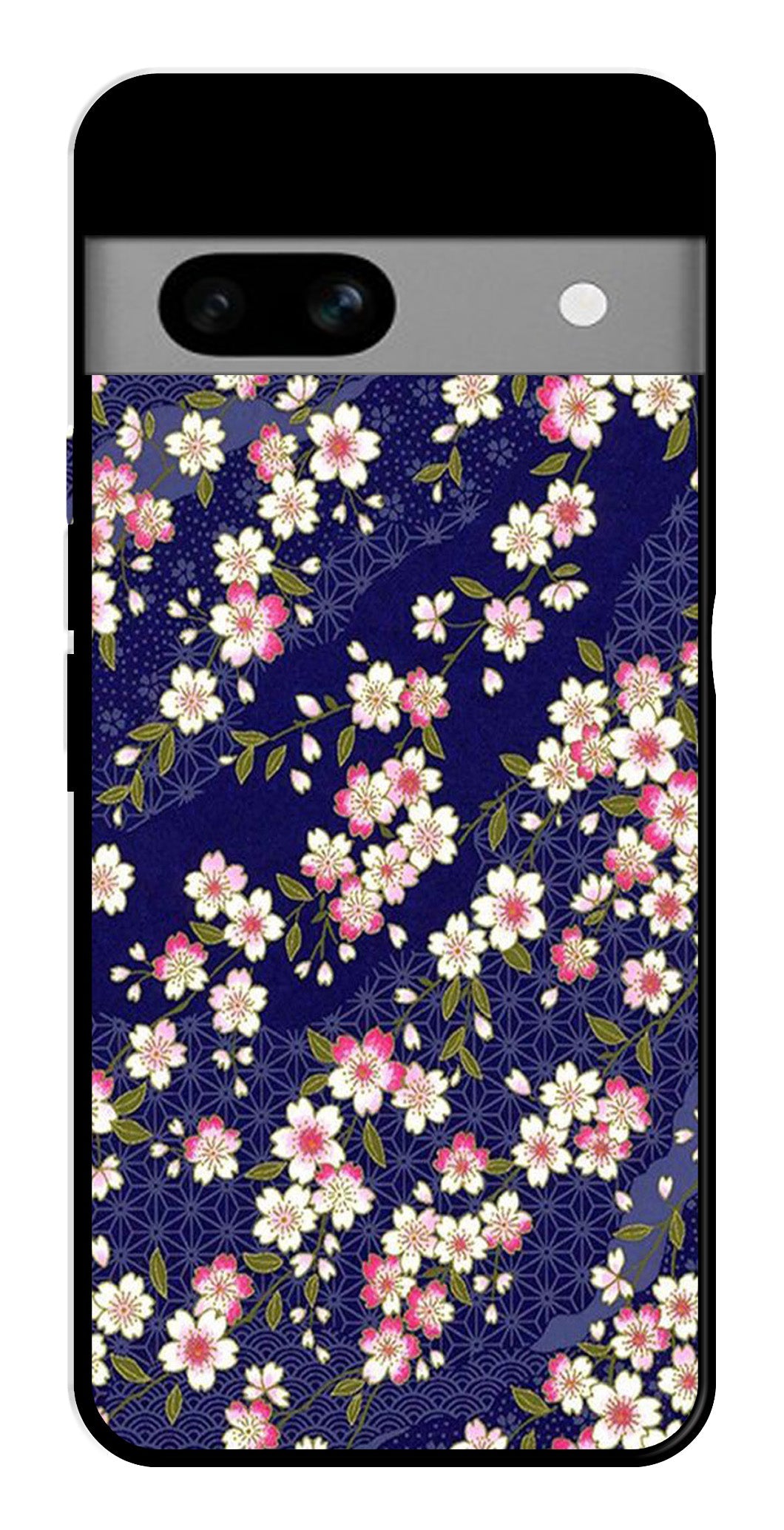 Flower Design Metal Mobile Case for Google Pixel 7a Flower Design Metal Mobile Case for Google Pixel 7a (Design No -25)