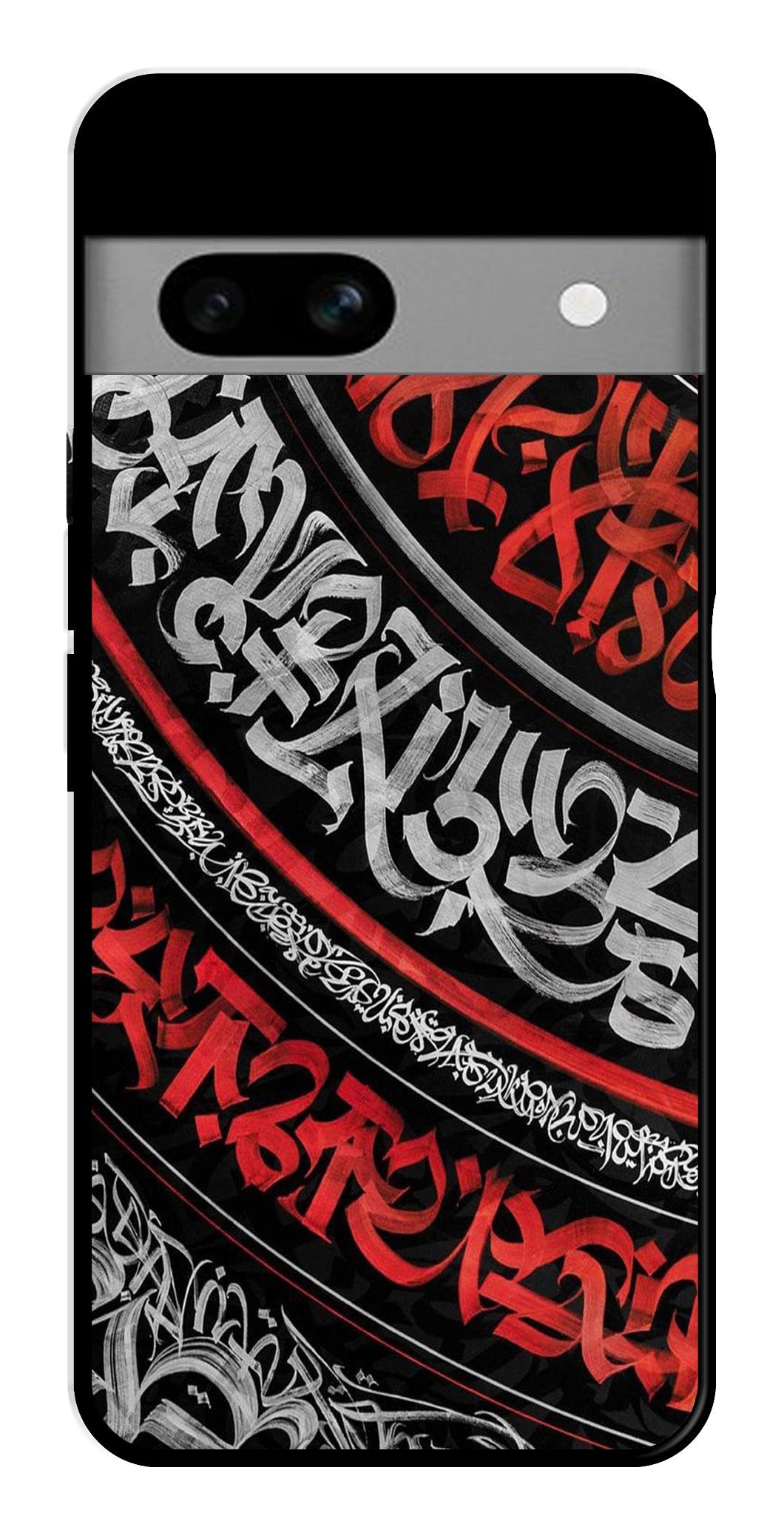 Qalander Art Metal Mobile Case for Google Pixel 7a (Design No -49)