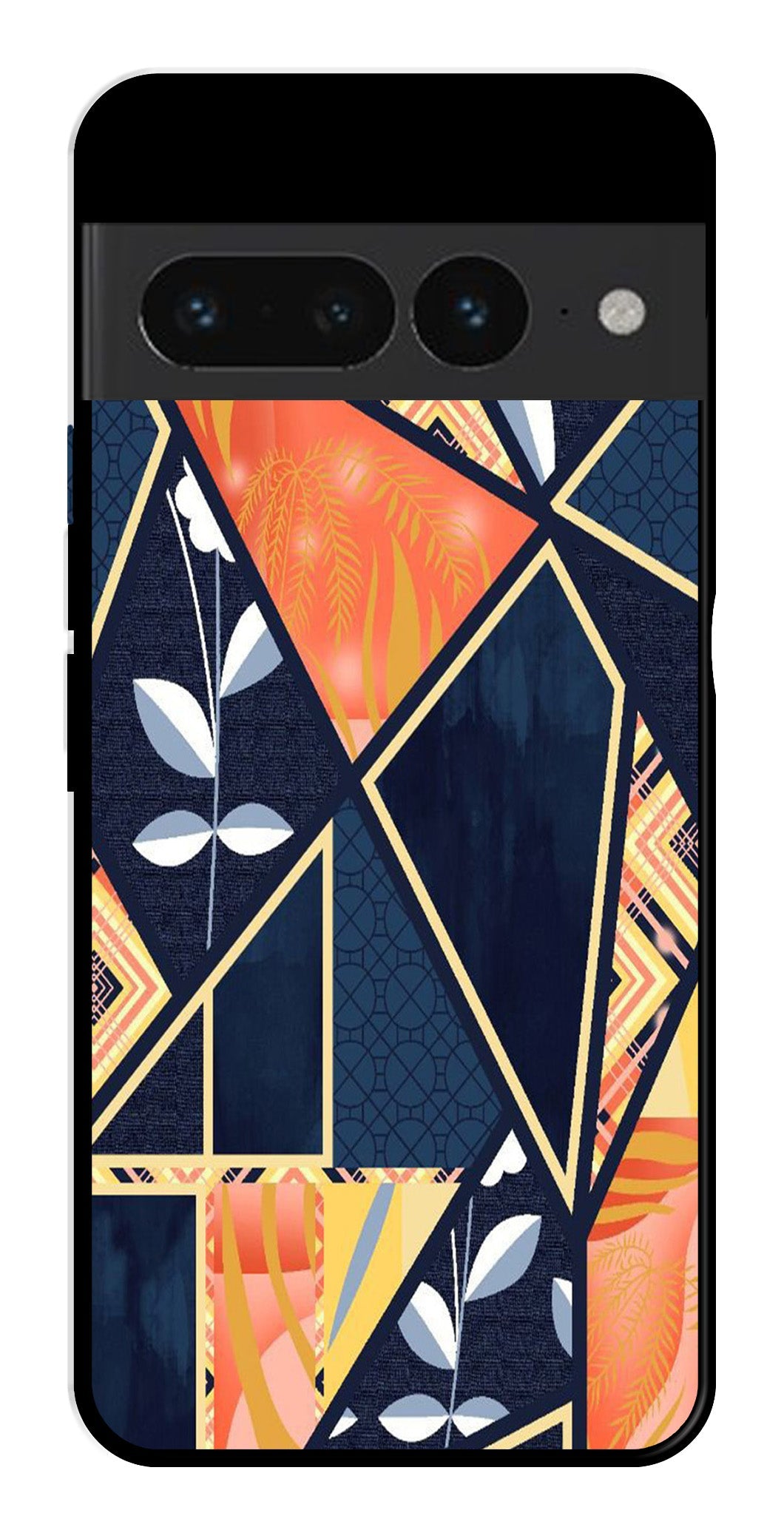 Marble Design Metal Mobile Case for Google Pixel 7 Pro Marble Design Metal Mobile Case for Google Pixel 7 Pro (Design No -07)