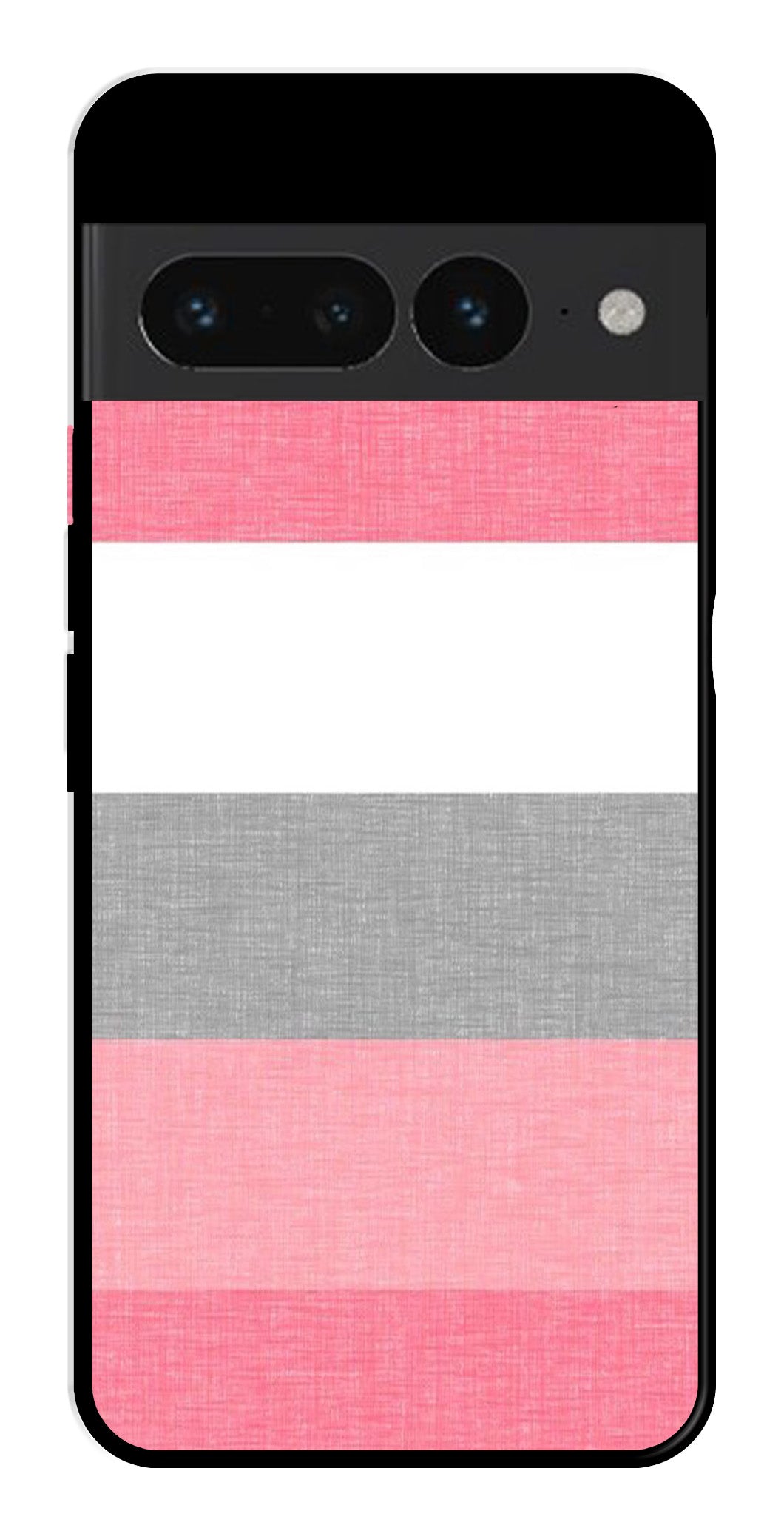 Pink Pattern Metal Mobile Case for Google Pixel 7 Pro Pink Pattern Metal Mobile Case for Google Pixel 7 Pro (Design No -23)