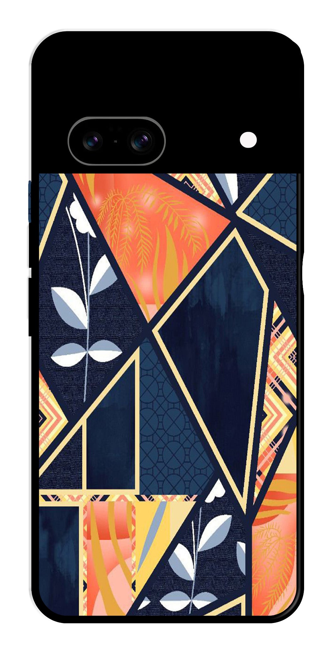 Marble Design Metal Mobile Case for Google Pixel 8 Marble Design Metal Mobile Case for Google Pixel 8 (Design No -07)