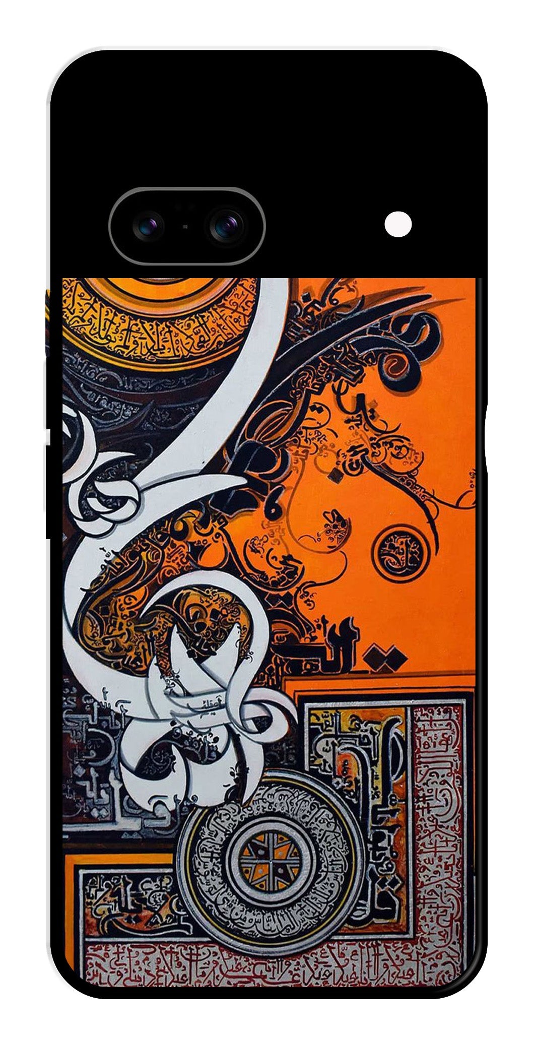 Qalander Art Metal Mobile Case for Google Pixel 8 Qalander Art Metal Mobile Case for Google Pixel 8 (Design No -16)