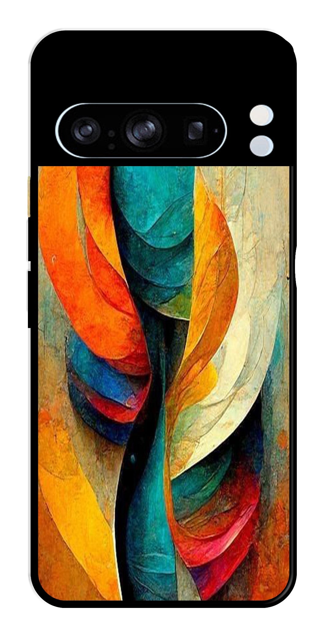Modern Art Metal Mobile Case for Google Pixel 8 Pro Modern Art Metal Mobile Case for Google Pixel 8 Pro (Design No -11)