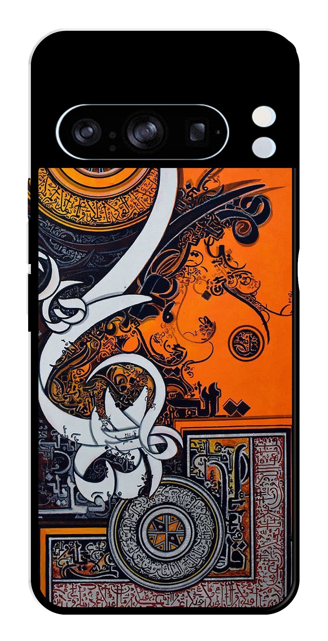 Qalander Art Metal Mobile Case for Google Pixel 8 Pro Qalander Art Metal Mobile Case for Google Pixel 8 Pro (Design No -16)