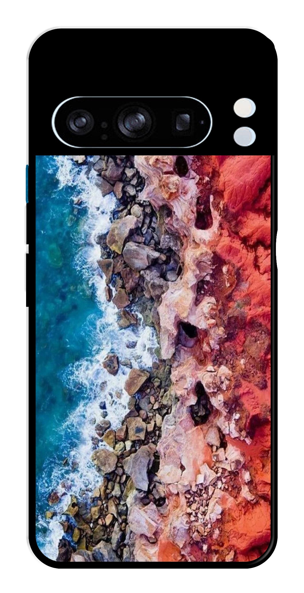 Sea Shore Metal Mobile Case for Google Pixel 8 Pro Sea Shore Metal Mobile Case for Google Pixel 8 Pro (Design No -18)