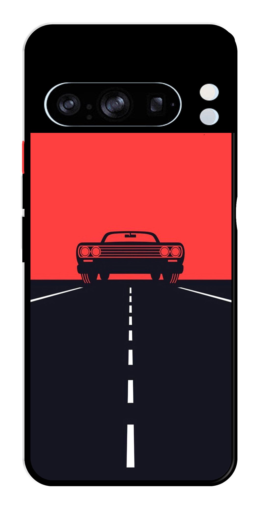 Car Lover Metal Mobile Case for Google Pixel 8 Pro Car Lover Metal Mobile Case for Google Pixel 8 Pro (Design No -21)