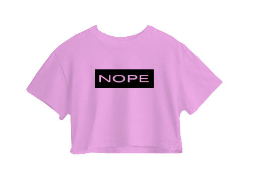 Nope Crop Top