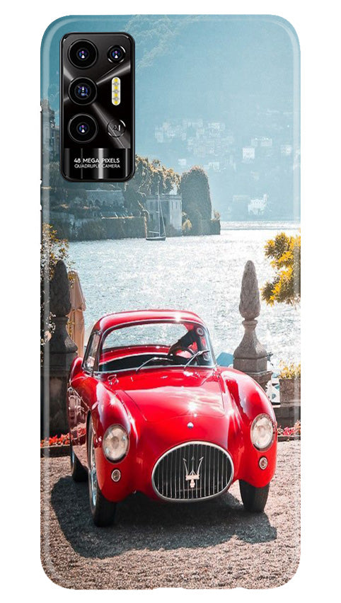 Vintage Car Mobile Back Case for Tecno Pova 2 (Design - 51) Vintage Car Case for Tecno Pova 2