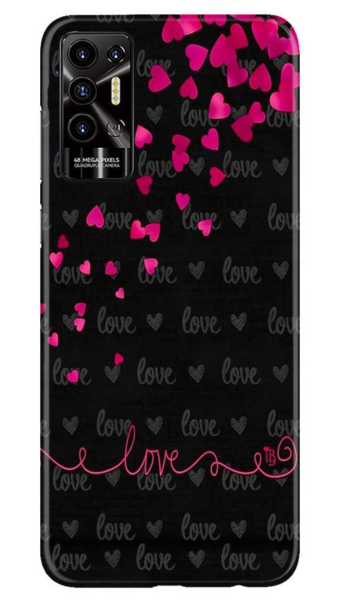 Love in Air Mobile Back Case for Tecno Pova 2 (Design - 89) Love in Air Case for Tecno Pova 2