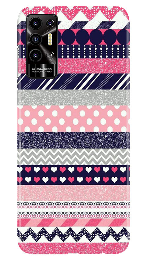 Pattern3 Mobile Back Case for Tecno Pova 2 (Design - 90) Pattern3 Case for Tecno Pova 2