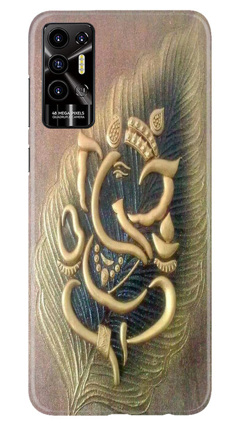 Lord Ganesha Mobile Back Case for Tecno Pova 2 (Design - 100) Lord Ganesha Case for Tecno Pova 2